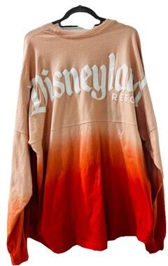 Disneyland Spirit Jersey Ombre Sunset Shirt XXL Disney Parks Womens